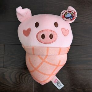 NWT Cute Ice cream Piggy 9" Plush Doll